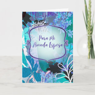 Tarjeta de amor y aniversario en español karte