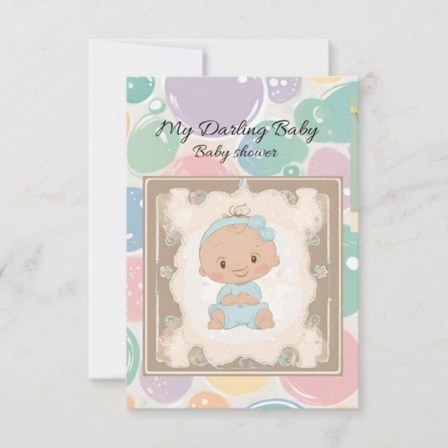 tarjeta de baby shower einladung (Vorderseite)