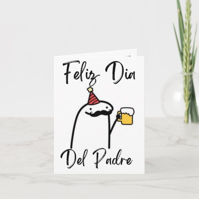 Tarjeta de Feliz Dia Del Padre Dankeskarte (Vorderseite)