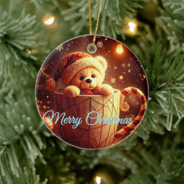 Tarjeta de Navidad  Keramik Ornament