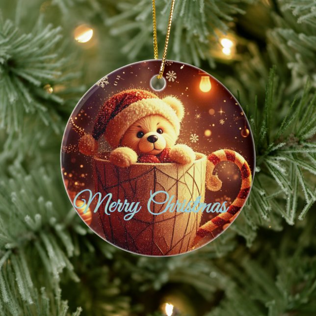 Tarjeta de Navidad  Keramik Ornament (Baum)