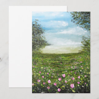 Tarjeta de paisaje einladung