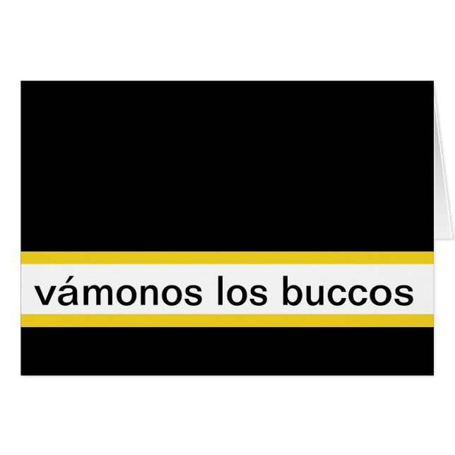 Tarjeta de Vámonos Los buccos (Vorderseite (Horizontal))