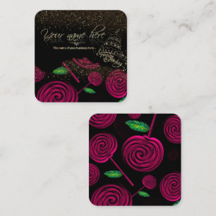 TARJETA DE VISITA pastelería Quadratische Visitenkarte