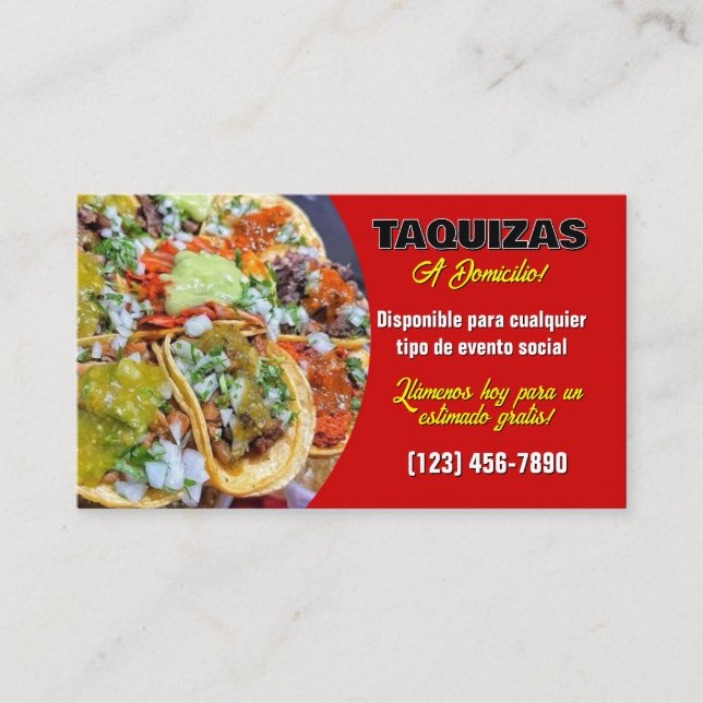 Tarjeta de visita visitenkarte (Vorderseite)