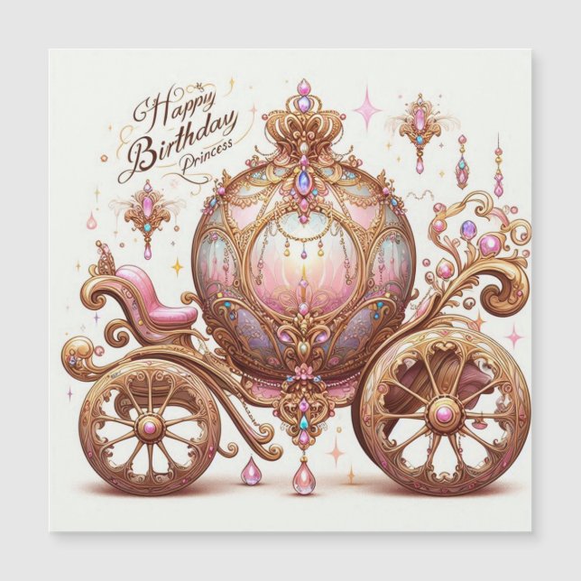 Tarjeta Magnética Carroza Colección Princess  Magnetkarte (Vorderseite)