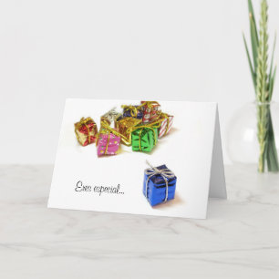 Tarjeta Navideña "Eres besonders " Feiertagskarte