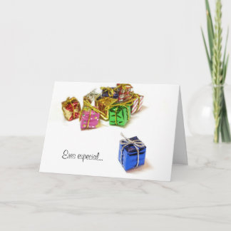 Tarjeta Navideña "Eres besonders " Feiertagskarte