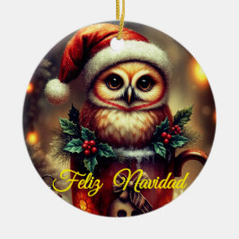 Tarjeta Navideña  Keramik Ornament