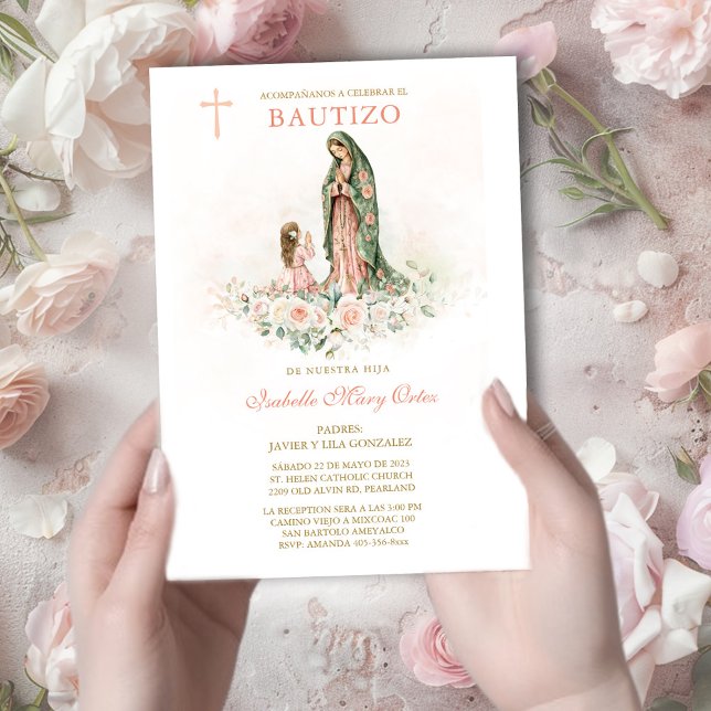 Tarjeta Personalizada Bautizo Niña Einladung (Von Creator hochgeladen)