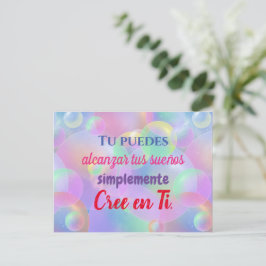 Tarjeta postalisch - Cree en Ti Postkarte