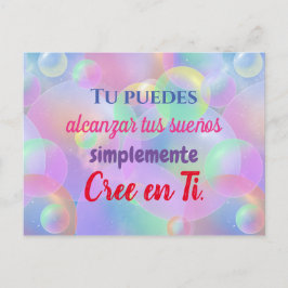 Tarjeta postalisch - Cree en Ti Postkarte