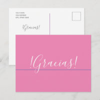 Tarjeta postalisch - ¡Gracias! -Custom