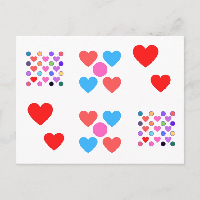 Tarjeta Postcorazones Postkarte (Vorderseite)