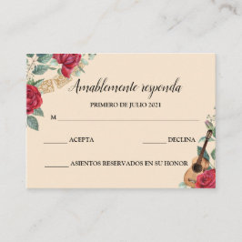 Tarjeta UAWG Burgundy Red Charra Einladung