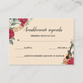 Tarjeta UAWG Burgundy Red Charra Einladung