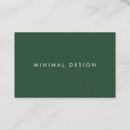 Tarjeta visita Eden Green & White Business Card Visitenkarte