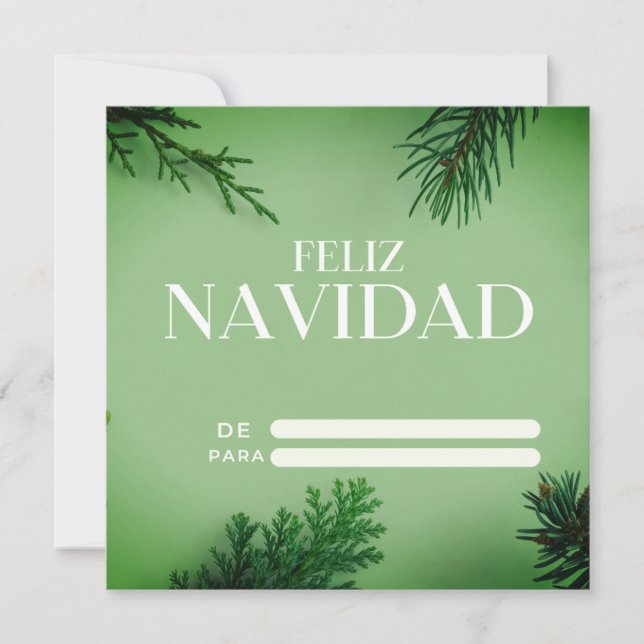 Tarjetas de Navidad Feiertagskarte (Vorderseite)
