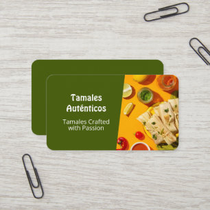 Tarjetas de Negocio Tamales Visitenkarte