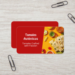Tarjetas de Negocio Tamales Visitenkarte
