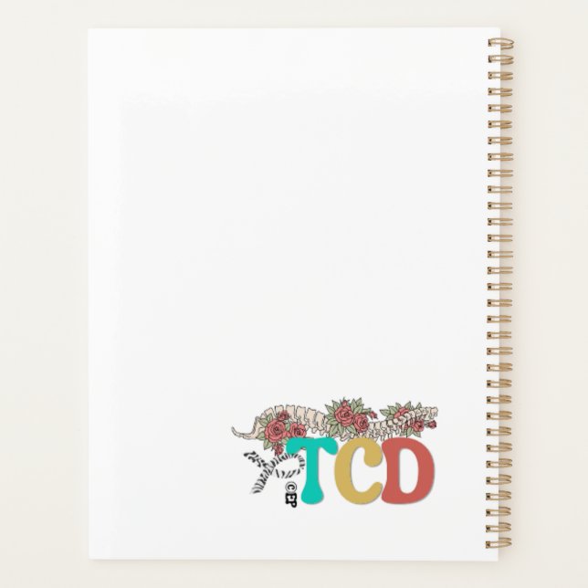 Tarlov Cystes Disease Hard Cover Notebook Planer (Rückseite)
