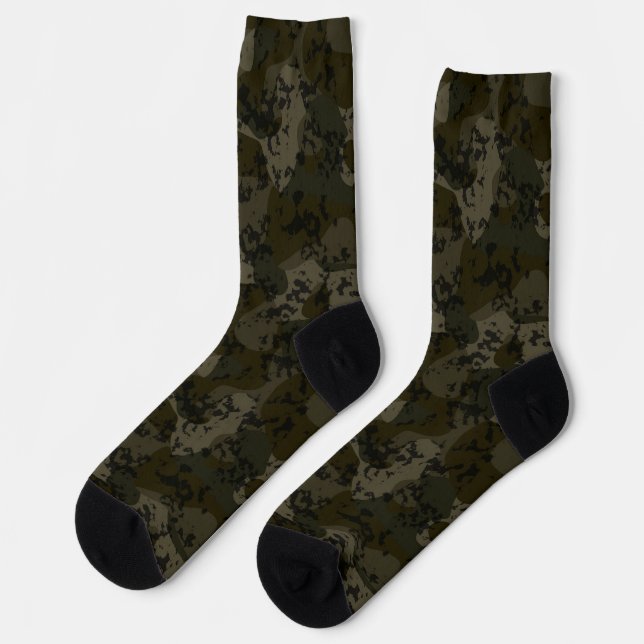 Tarn-grün abstrakt socken (Linkes Detail)