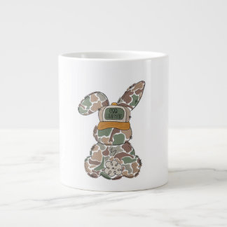 Tarn-Hasen-Oster-Eier-Jäger-Shirt Grafik Jumbo-Tasse