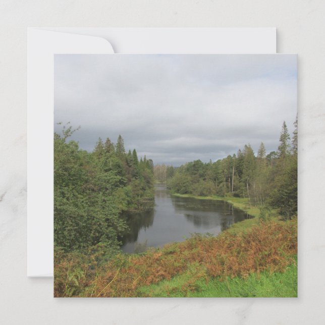 Tarn Hows - Lake District Flat Greatting Card Karte (Vorderseite)