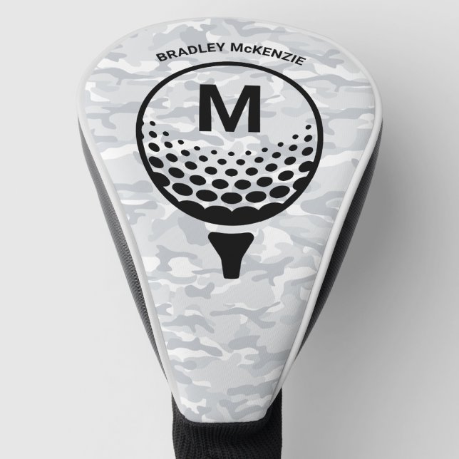 Tarn-Monogramm-Golfer-Name Golf Headcover (Von Creator hochgeladen)