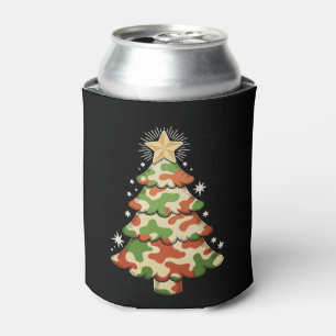 Tarn-Weihnachtsbaum Camo Militär-Weihnachten Schne Dosenkühler