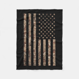 Tarnamerikanische Flagge Militär 4. Juli Amerikani Fleecedecke