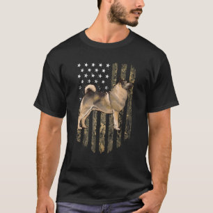 Tarnfarben-amerikanische-Flagge-Norwegischer-Elchh T-Shirt