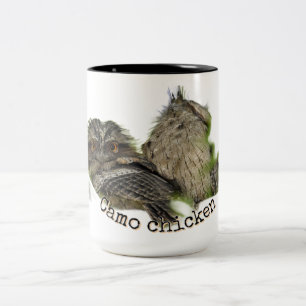 Tarnfarbenes Huhn Zweifarbige Tasse