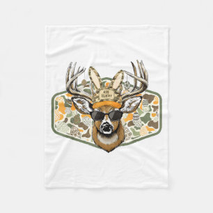 Tarnfarbenes Rückwärtscap Deer Bock Ostern-Ei-Jäge Fleecedecke