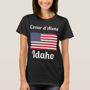 Tarnfischerei Amerikanische Flagge Fischer T-Shirt