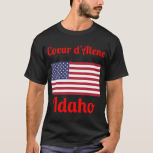 Tarnfischerei Amerikanische Flagge Fischer T-Shirt
