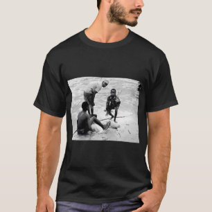 Tarnfischerei Männer Jungen Amerikanische Flagge B T-Shirt