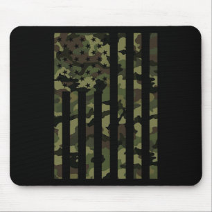 Tarnmuster-amerikanische Flagge USA Tarnung Männer Mousepad