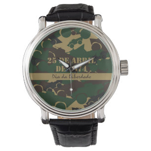 Tarnmuster für Militärfahrzeuge Armbanduhr