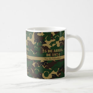 Tarnmuster für Militärfahrzeuge Kaffeetasse