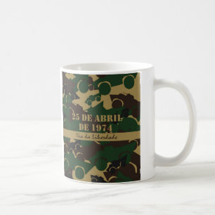 Tarnmuster für Militärfahrzeuge Kaffeetasse