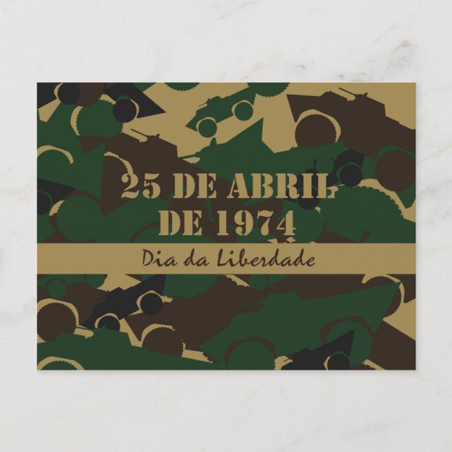 Tarnmuster für Militärfahrzeuge Postkarte (Vorderseite)