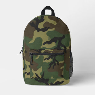 Tarnmuster für militärische Wälder Bedruckter Rucksack