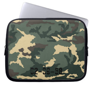 Tarnmuster Laptopschutzhülle