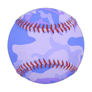 Tarnmuster Pastellblau abstraktes Muster Baseball