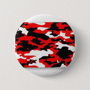 Tarnmuster Rot Muster Button