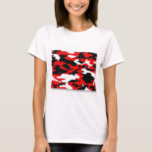 Tarnmuster Rot T-Shirt