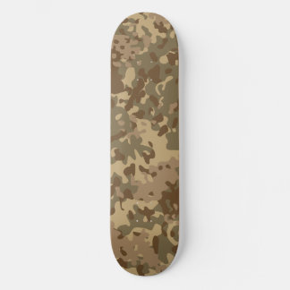 Tarnmuster-Skateboard Braun Beige Grün Skateboard