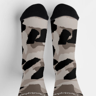 Tarnmuster-Socken Design Socken