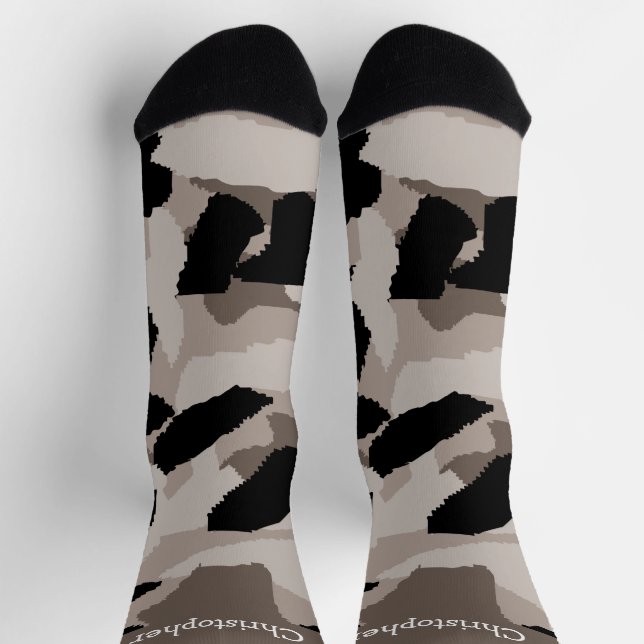 Tarnmuster-Socken Design Socken (Oben)